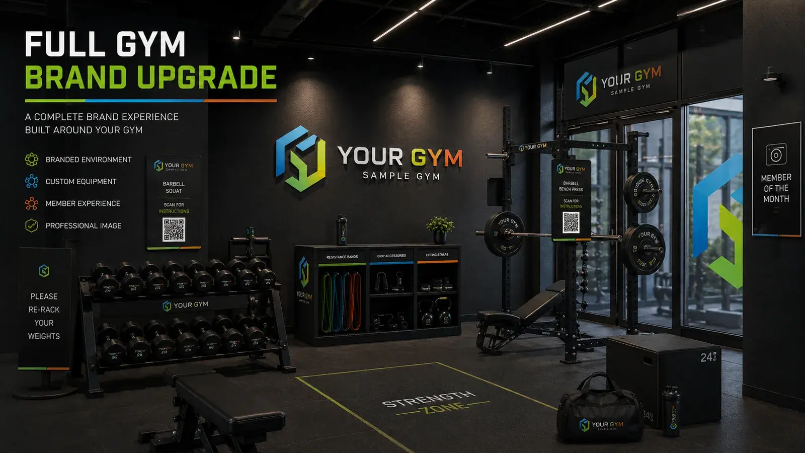 Full Gym Brand Upgrade Direction product category sample