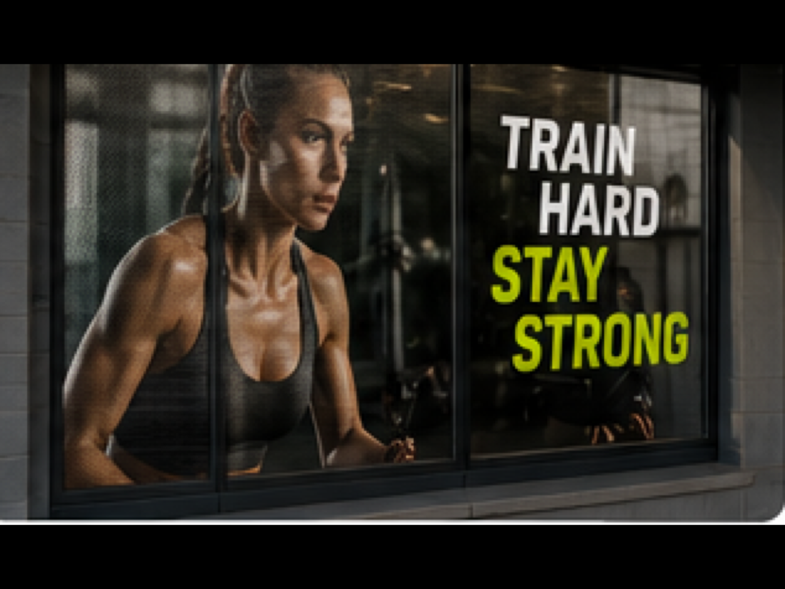 Perforated Window Film product sample in Window Graphic Products