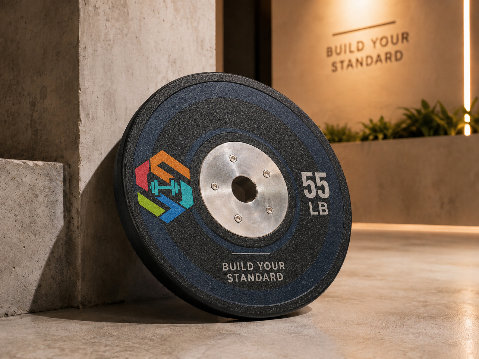 Color-Accent Bumper Plate product sample in Custom Weight Plates