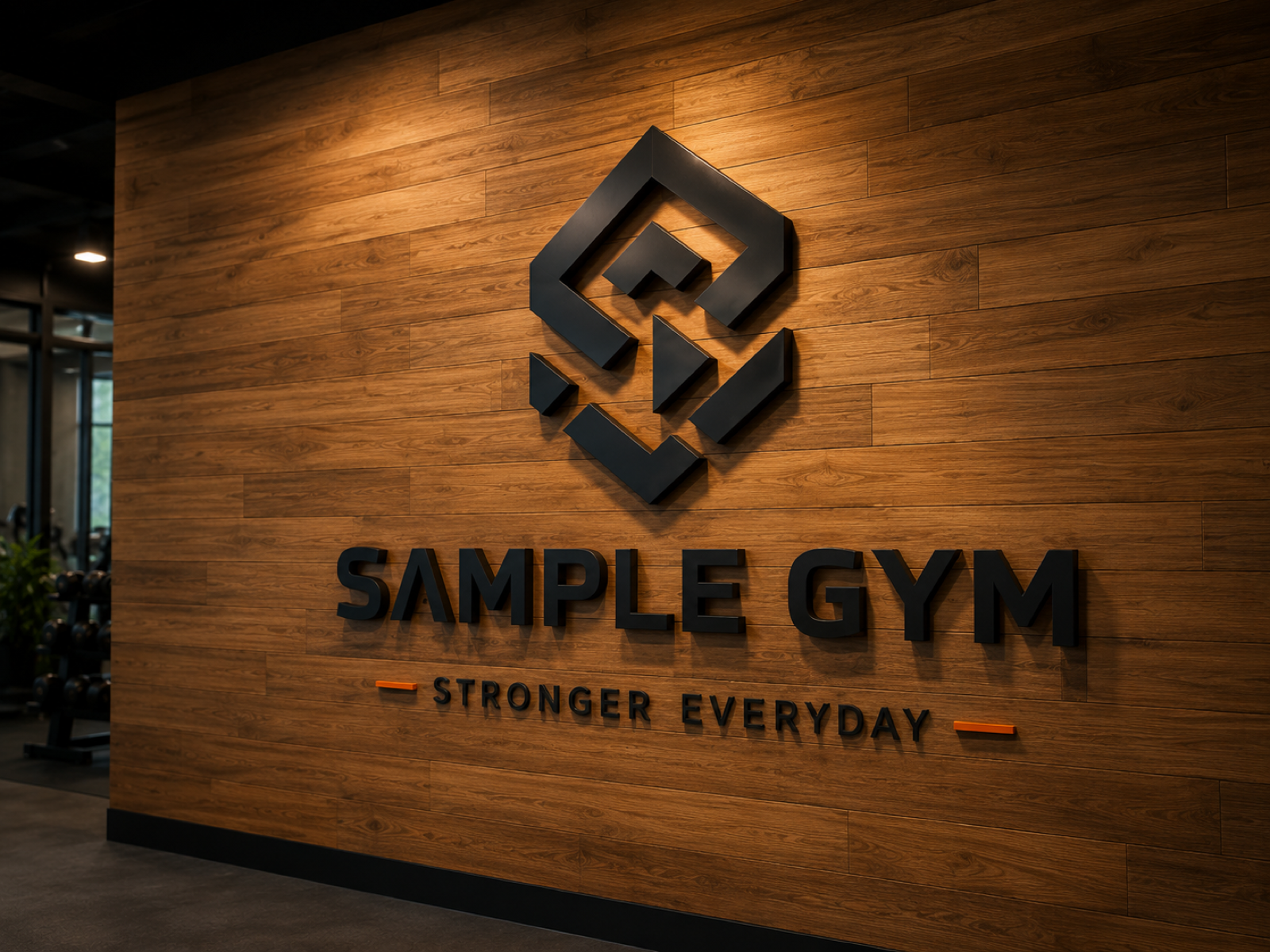 Wood Panel Logo Wall product sample in Logo Wall Products