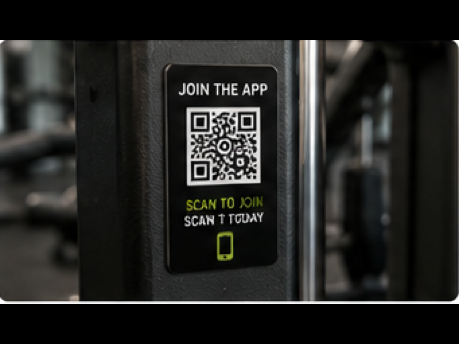 App / Sign-Up QR Labels product sample in Branded Equipment QR Products