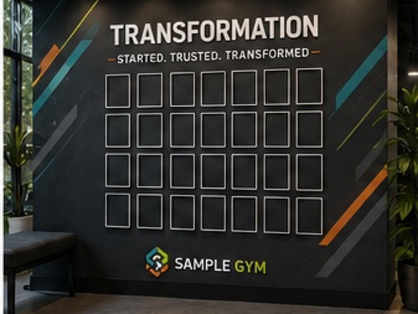 Transformation Photo Wall product sample in Member Photo Spots