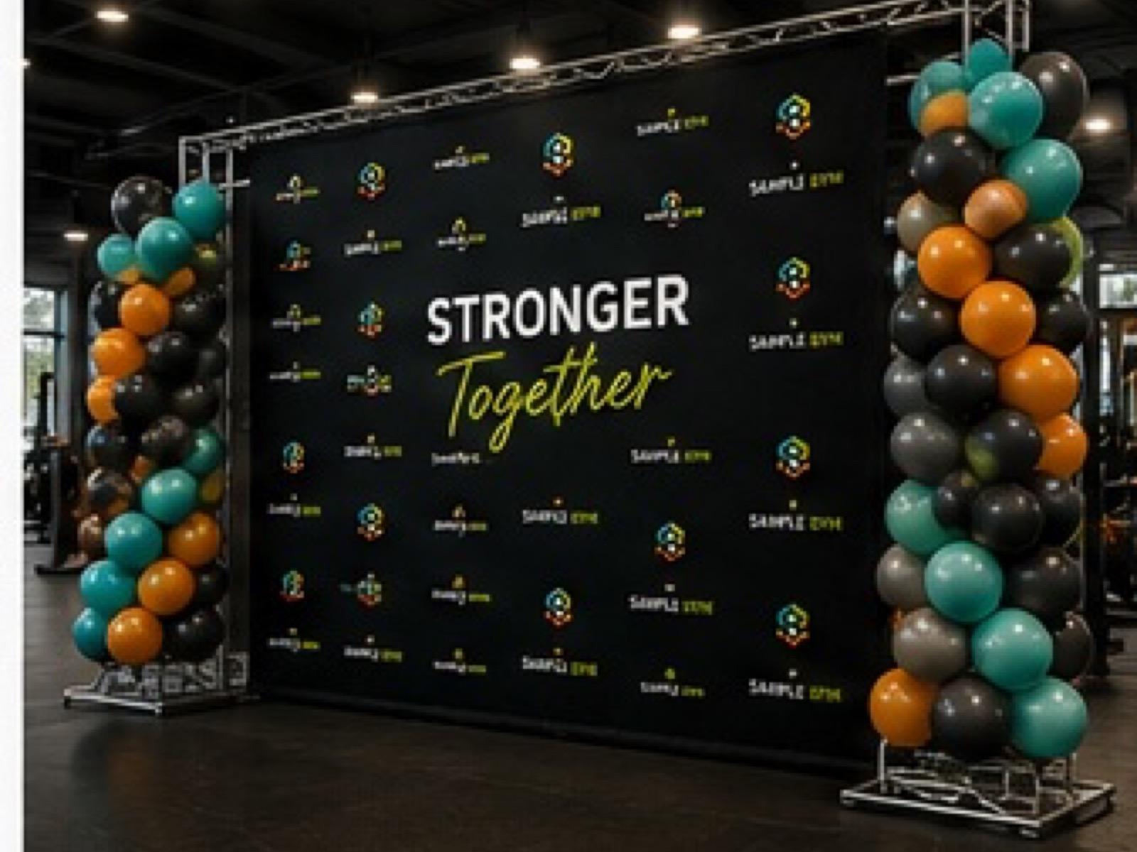 Event Photo Backdrop product sample in Member Photo Spots