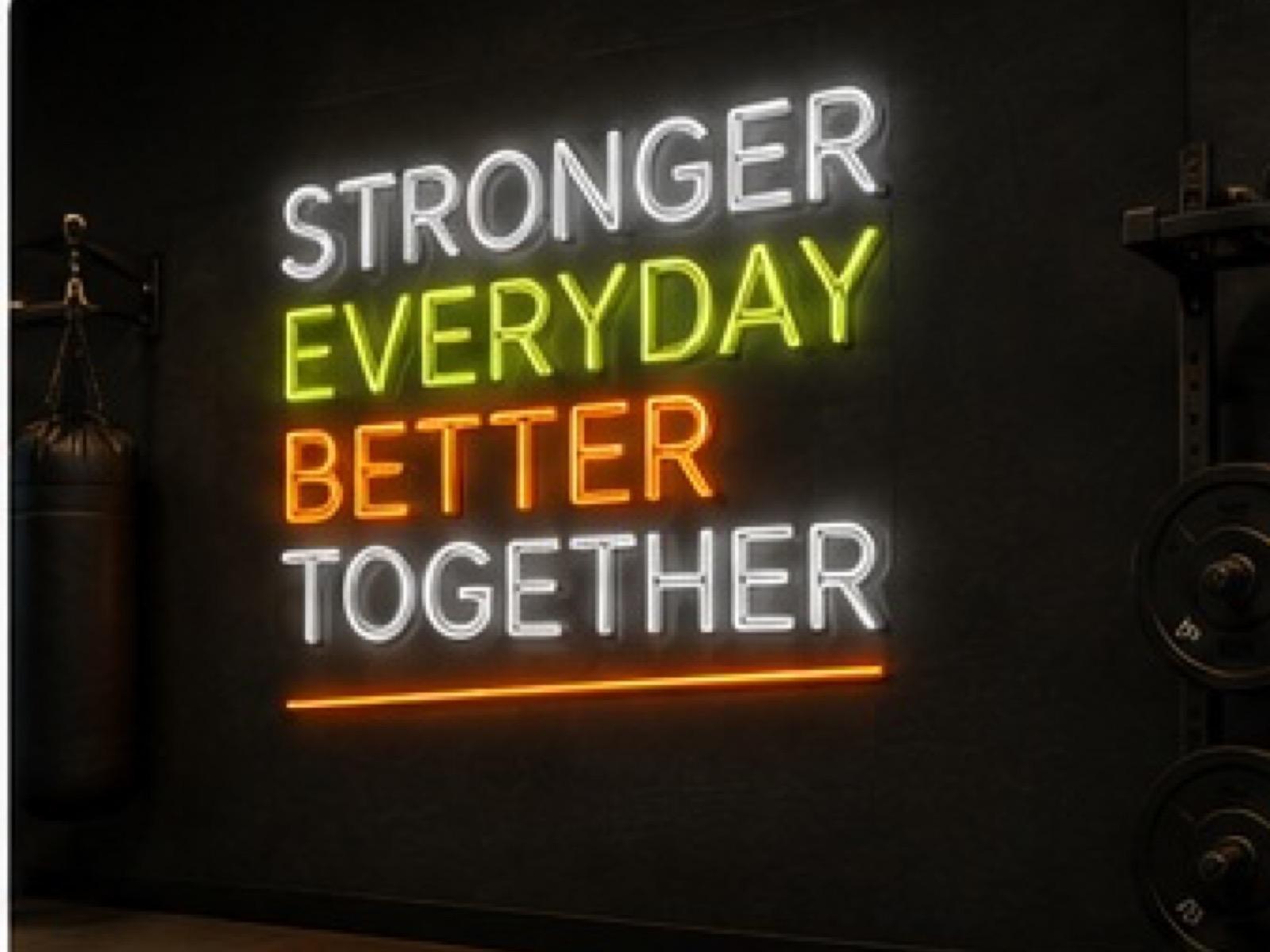 Motivational Quote Neon product sample in Neon Moments