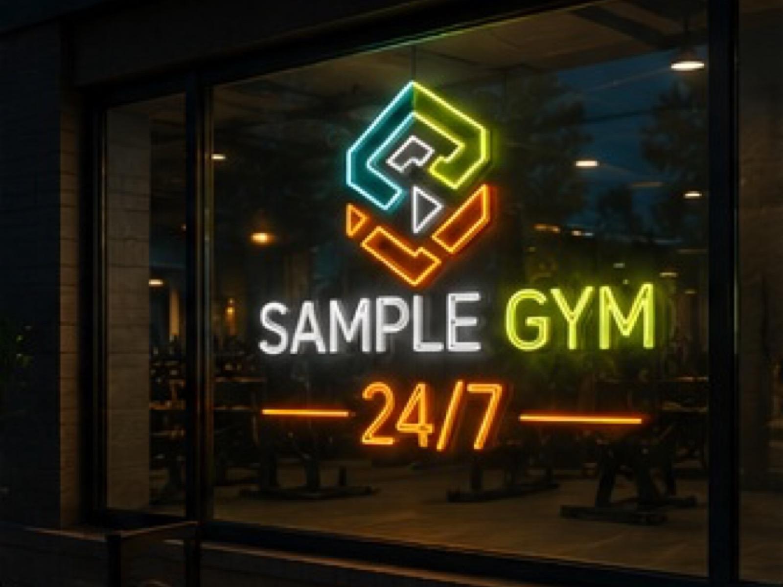 Window Neon Sign product sample in Neon Moments