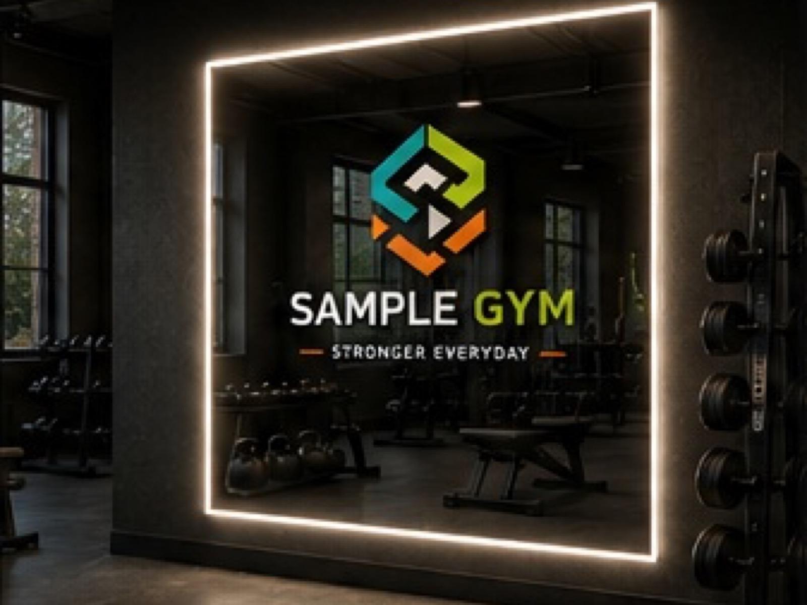 LED Edge Mirror Wall product sample in Selfie Walls