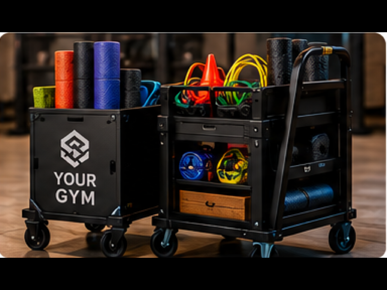 Mobile Accessory Carts product sample in Branded Storage & Functional Accessory Systems