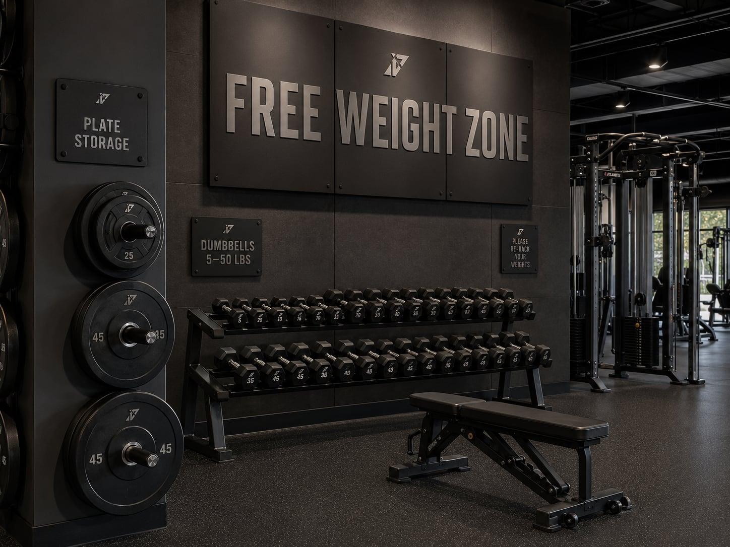 Strength Zone Signage sample