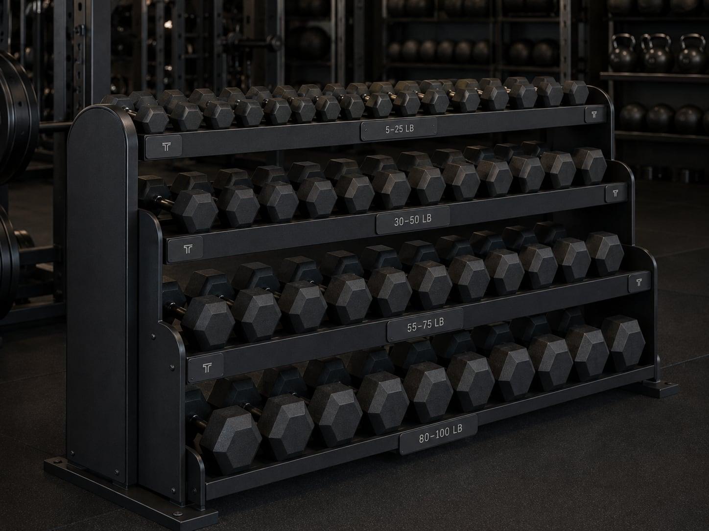 Matte weight plate storage labels for plate trees and rack storage